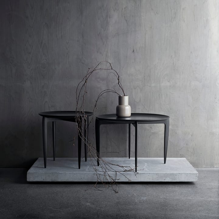 Foldable Tray Table Ø60cm, Czarny Fritz Hansen