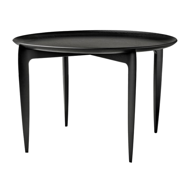 Foldable Tray Table Ø60cm - Czarny - Fritz Hansen