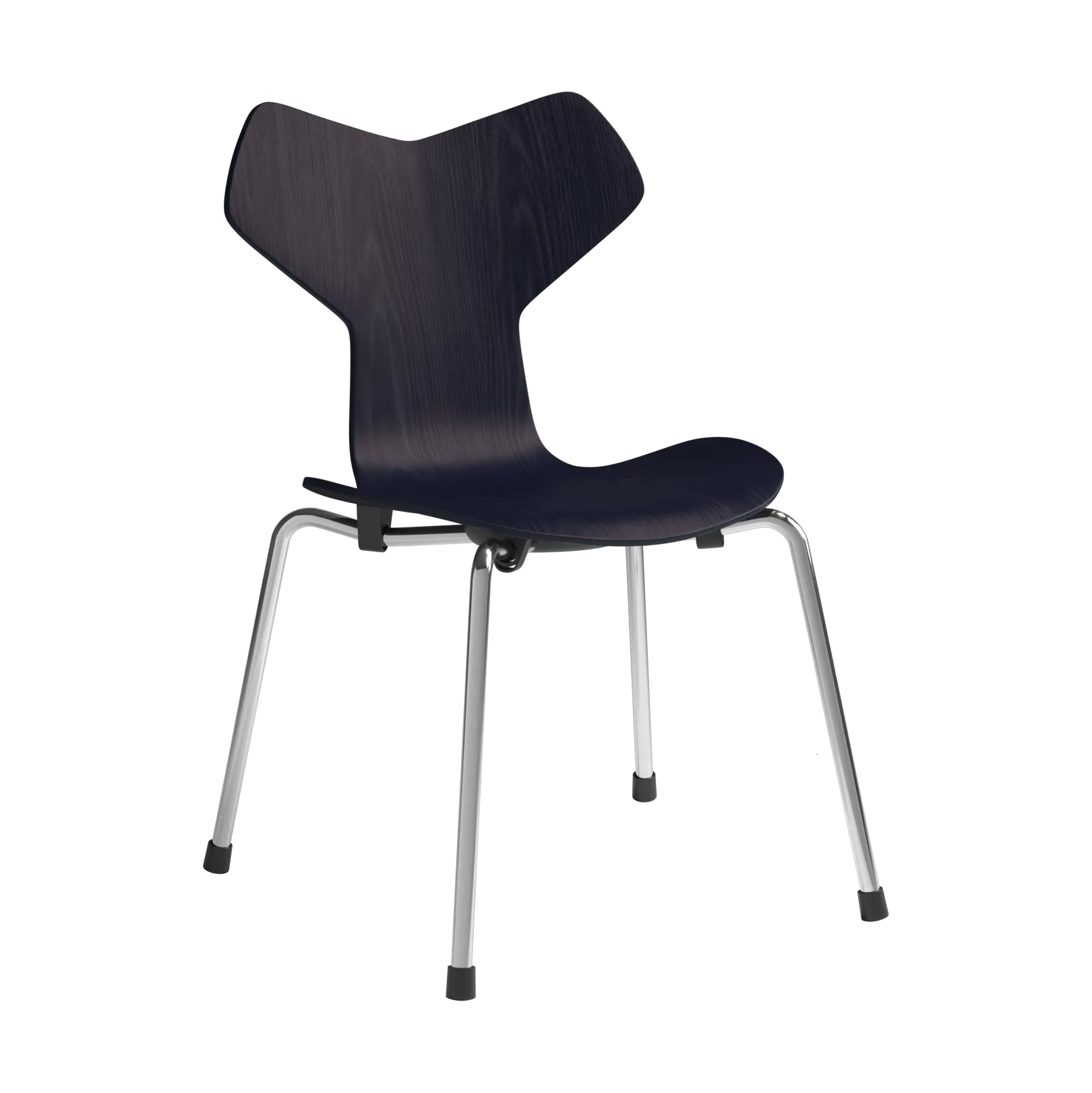 Grand Prix krzesełko dla dzieci, Midnight blue popiół malowana-chrom Fritz Hansen
