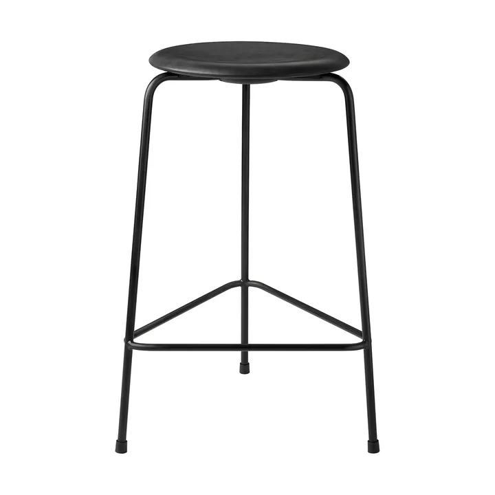 High Dot counter stool 3 nogi - Essential black-matt black - Fritz Hansen
