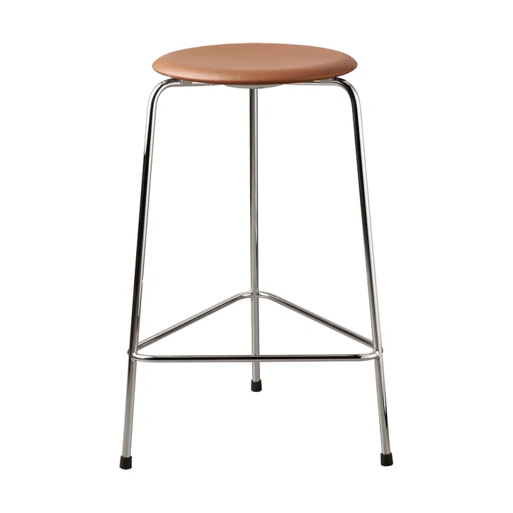 High Dot counter stool 3 nogi - Essential walnut-chrome - Fritz Hansen