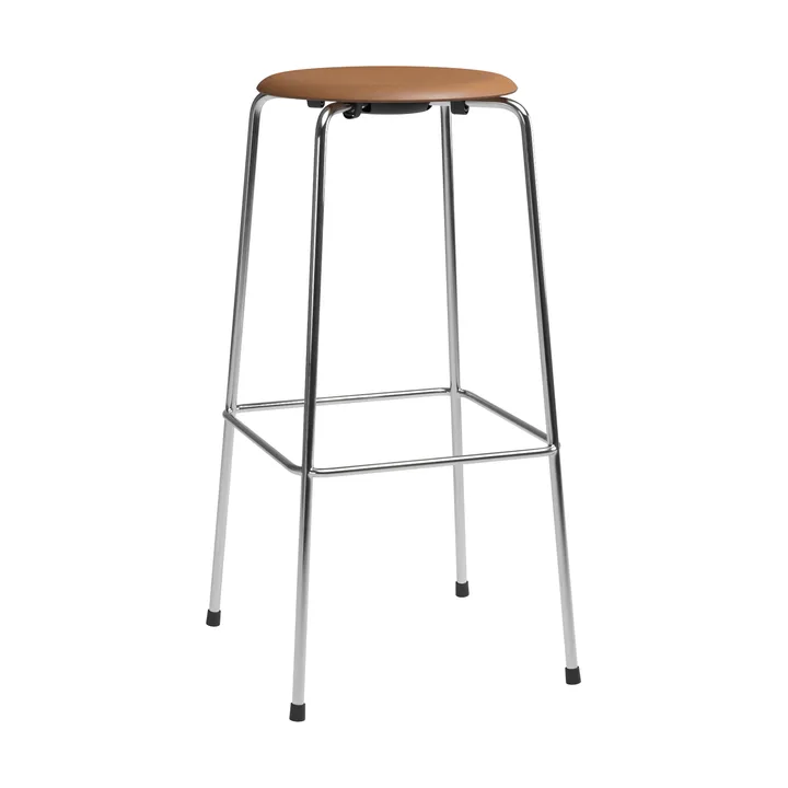 High Dot krzesło barowe - Essential walnut-chrome - Fritz Hansen