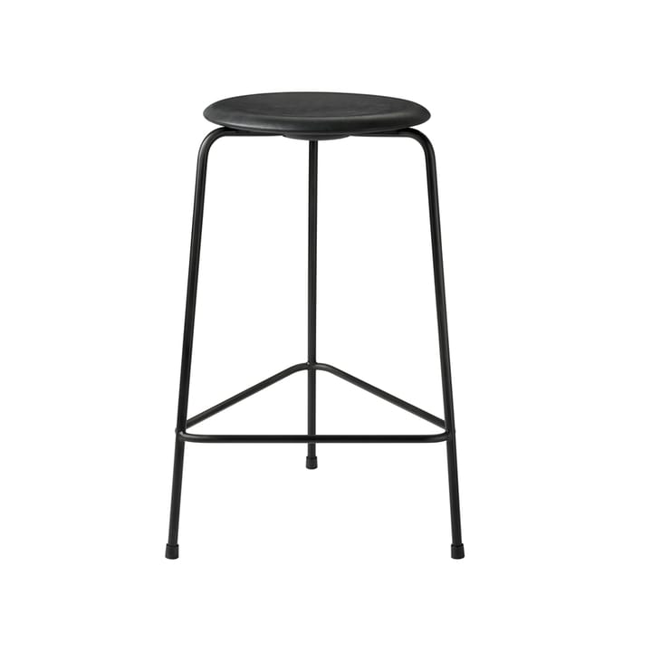 High Dot stołek skórzany, Cowboy black Fritz Hansen
