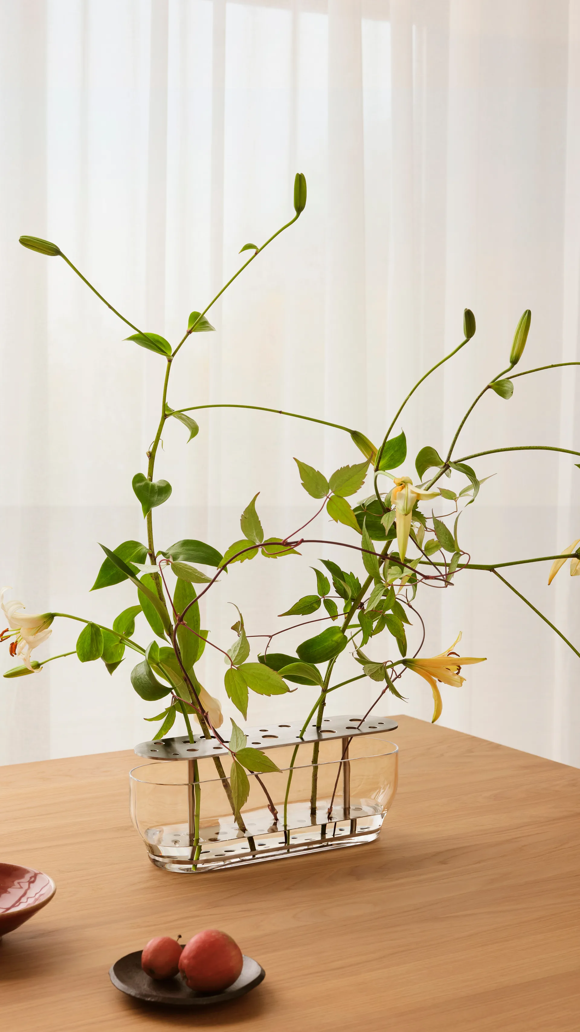 Ikebana wazon stal nierdzewna, Długi Fritz Hansen