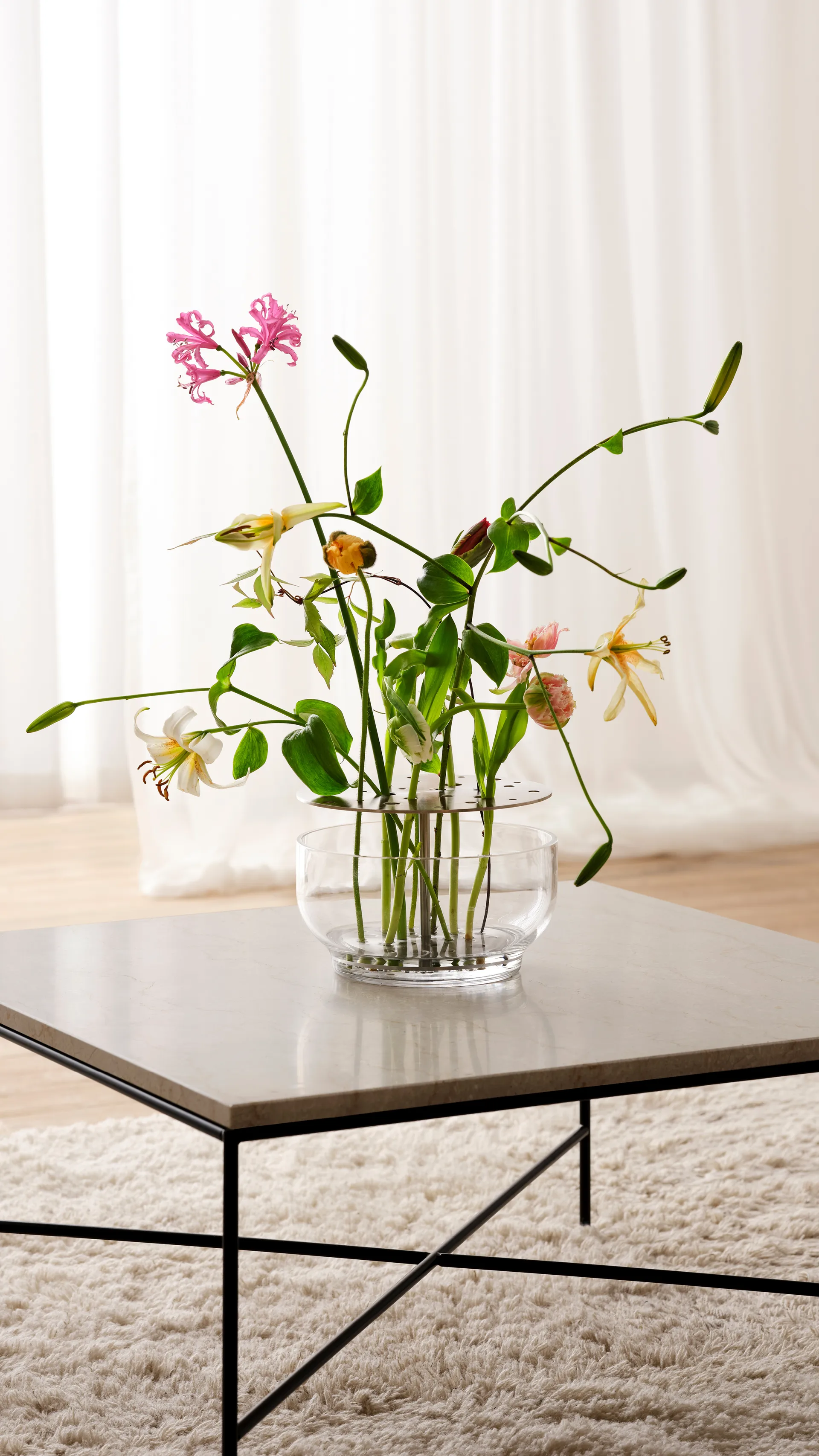 Ikebana wazon stal nierdzewna, Large Fritz Hansen