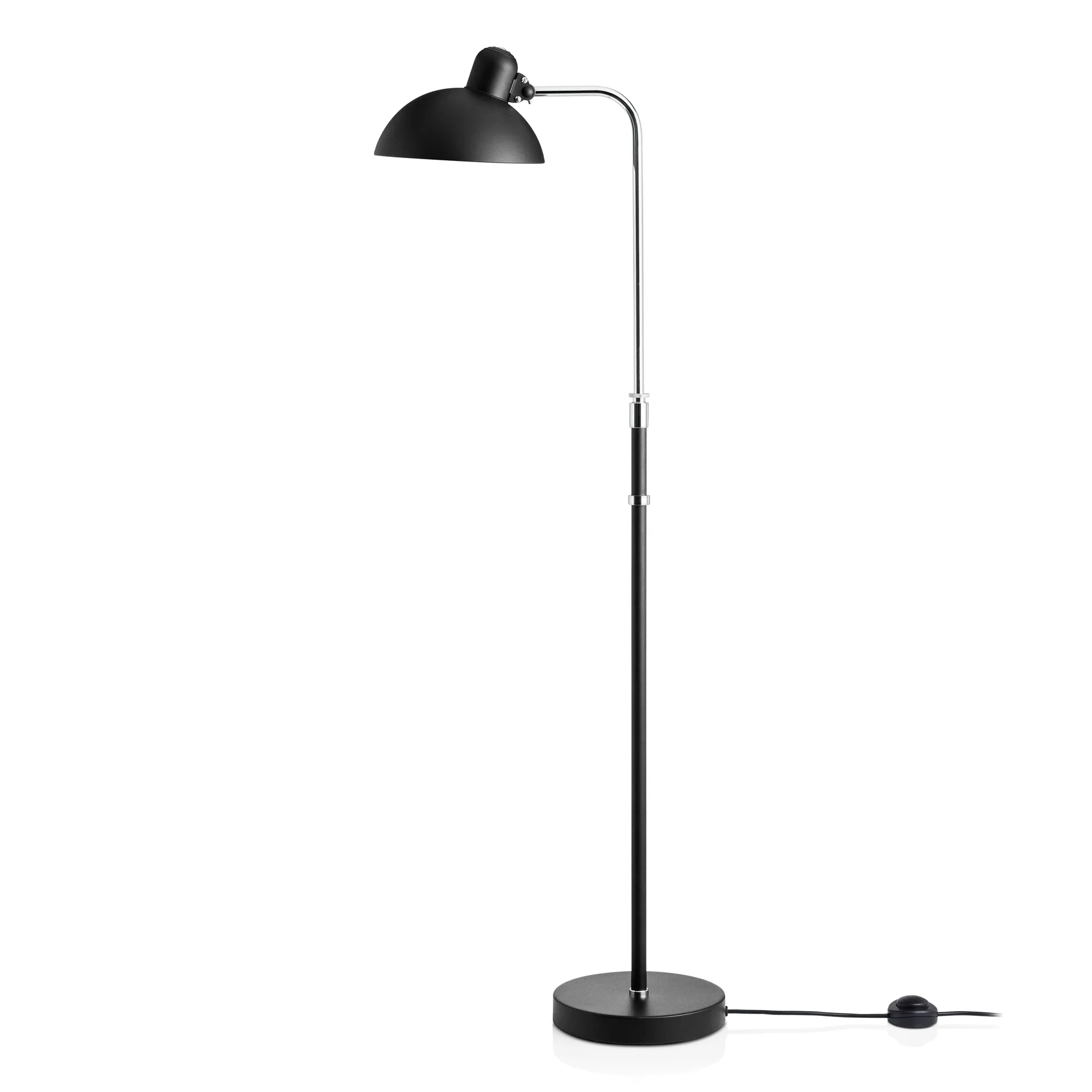 Kaiser Idell 6580-F Luxus lampa podłogowa, Matt black Fritz Hansen