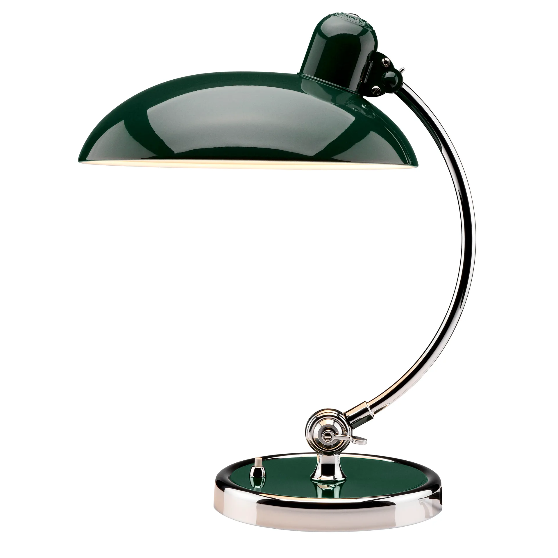 Kaiser Idell 6631-T Luksusowa lampa stołowa, Dark green Fritz Hansen