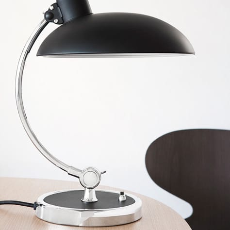 Kaiser Idell 6631-T Luksusowa lampa stołowa, Matt black Fritz Hansen