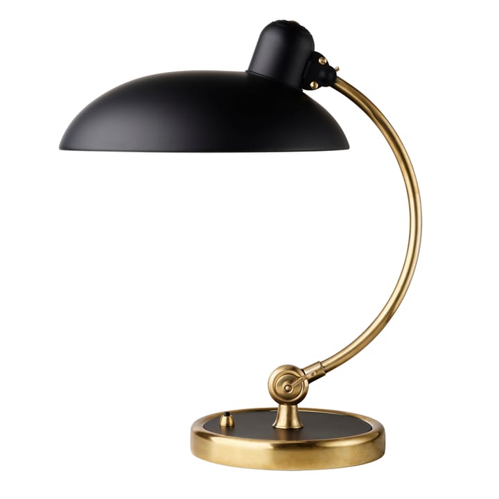Kaiser Idell 6631-T Luksusowa lampa stołowa mosiądz, Matt black Fritz Hansen