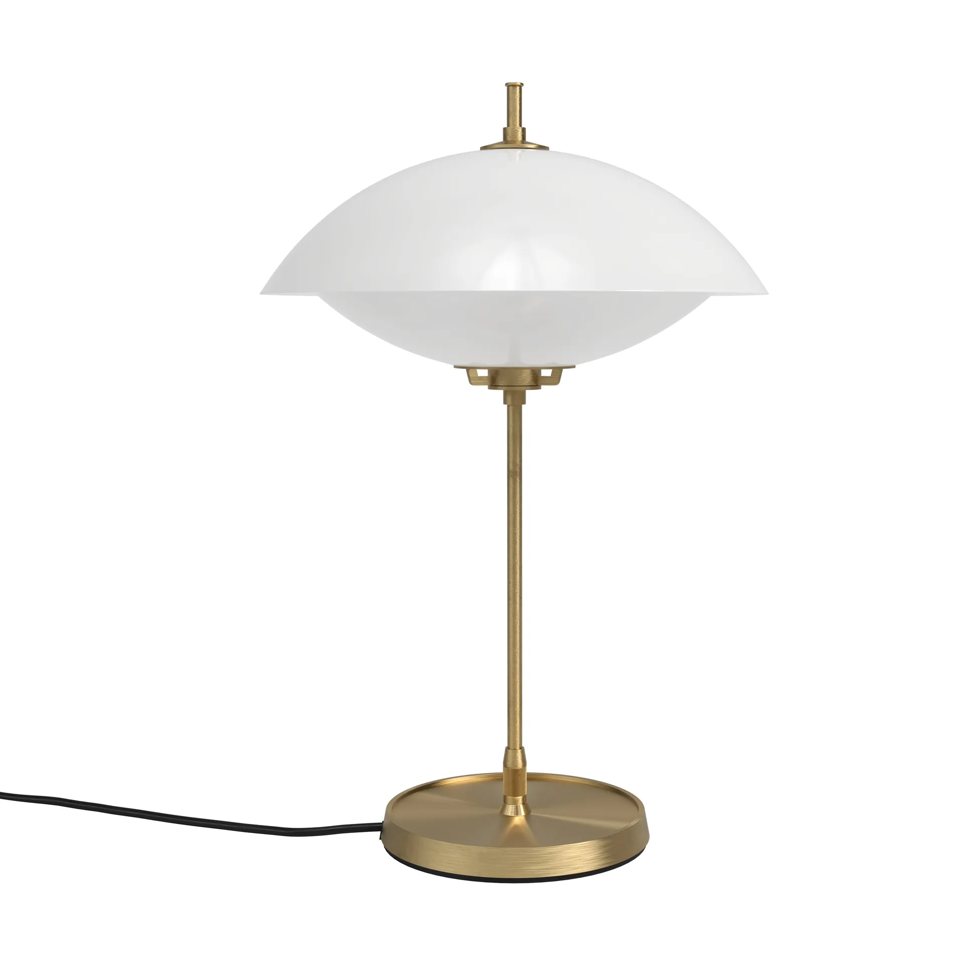 Lampa stołowa Clam 50 cm, Opal-brass Fritz Hansen