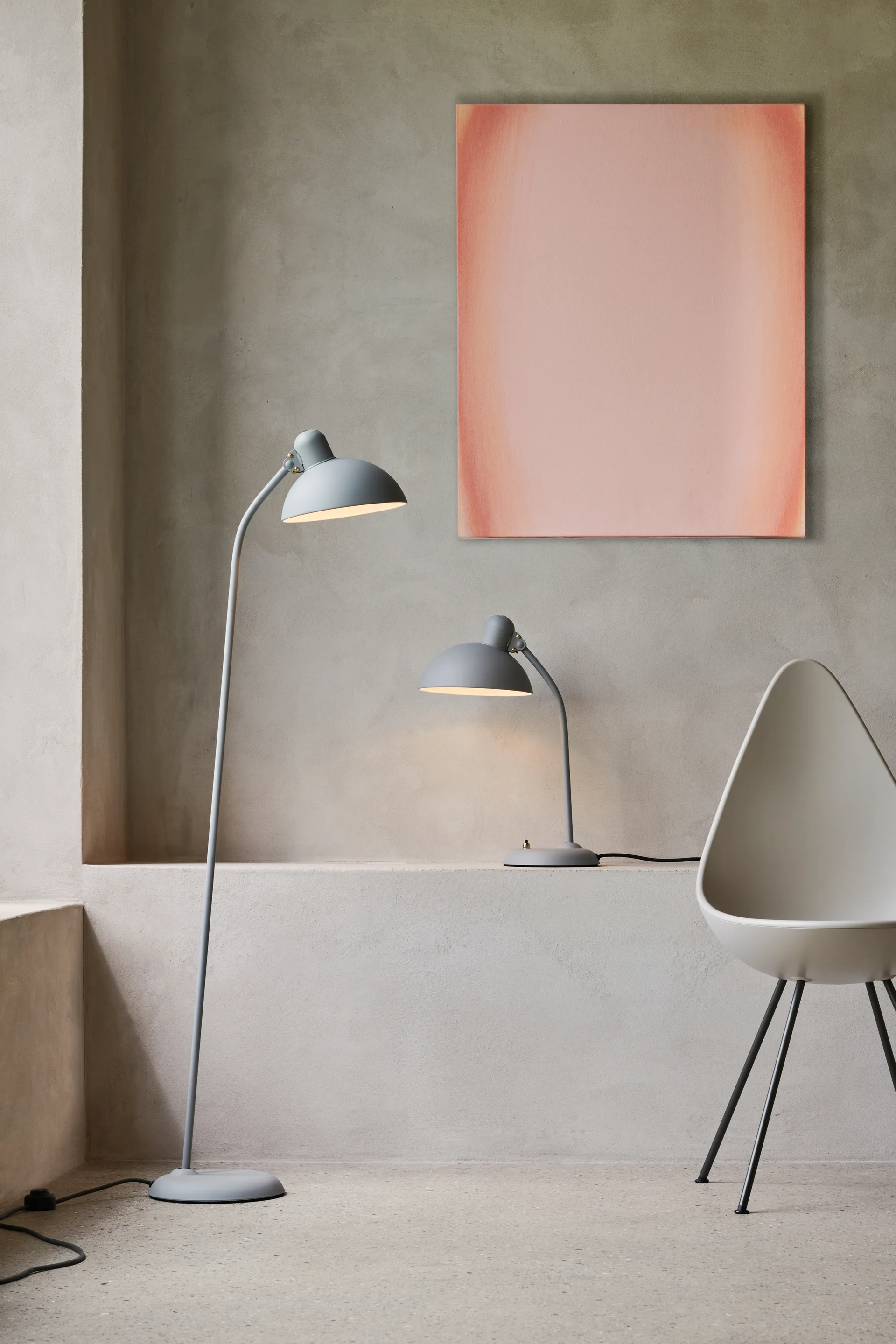 Lampa stołowa Kaiser Idell 6556-T, Easy Grey Fritz Hansen