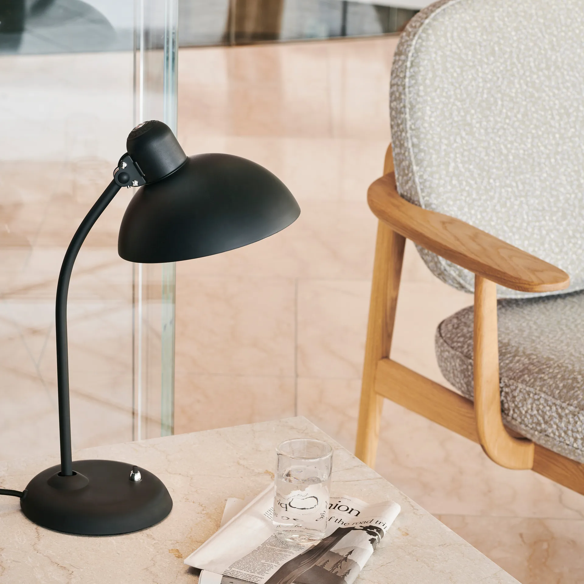 Lampa stołowa Kaiser Idell 6556-T, Matt black Fritz Hansen