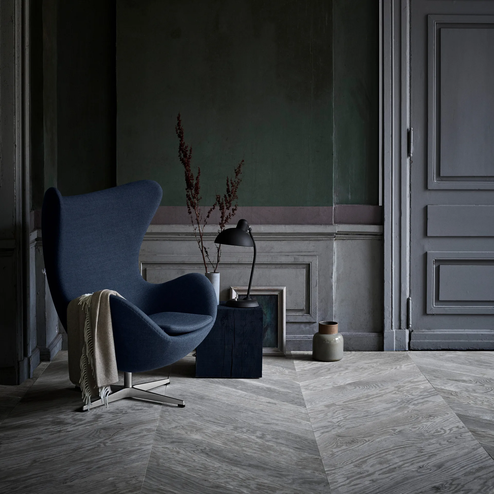 Lampa stołowa Kaiser Idell 6556-T, Matt black Fritz Hansen