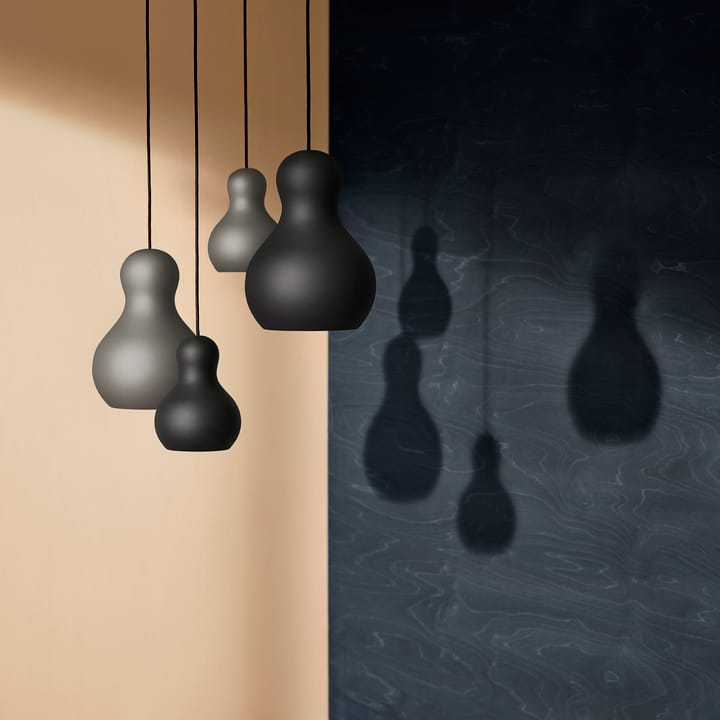 Lampa wisząca Calabash P2 matowa - Black meteor - Fritz Hansen