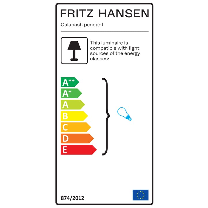 Lampa wisząca Calabash P2 matowa, Grey meteor Fritz Hansen