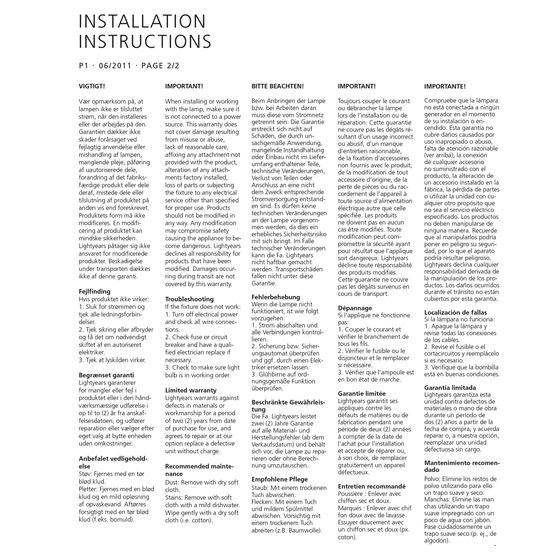 Lampa wisząca Concert biała, P1 Fritz Hansen