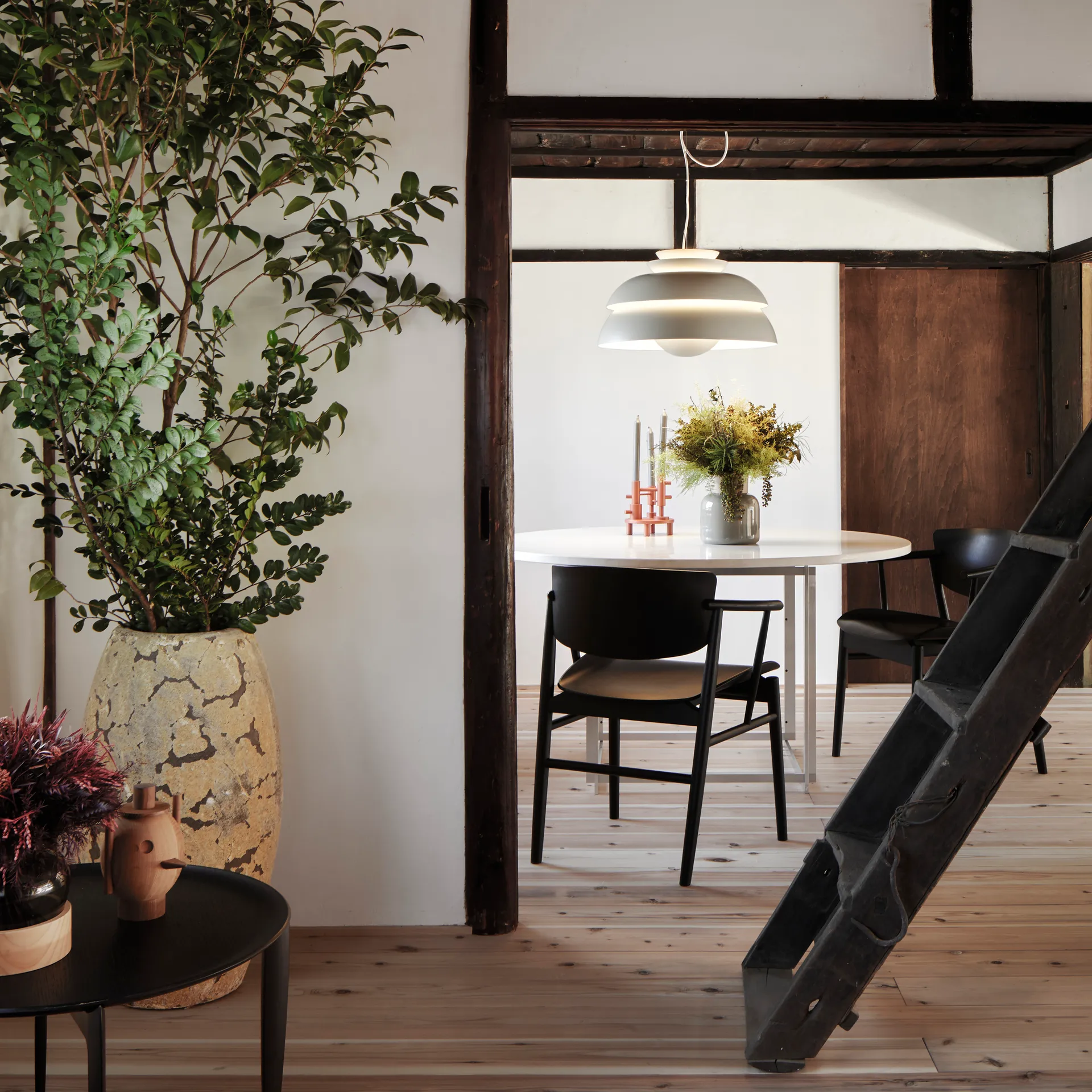 Lampa wisząca Concert biała, P3 Fritz Hansen