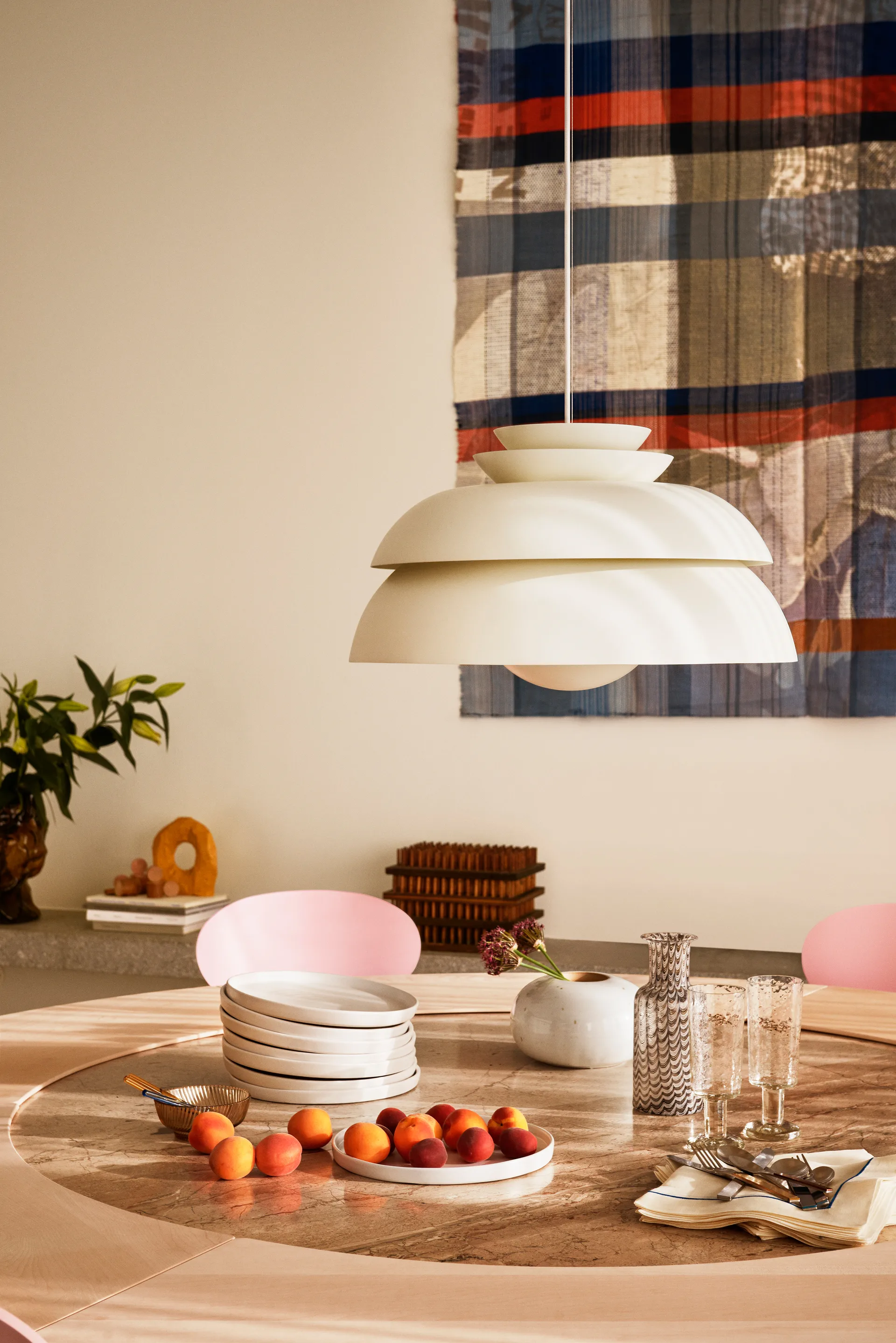 Lampa wisząca Concert biała, P3 Fritz Hansen