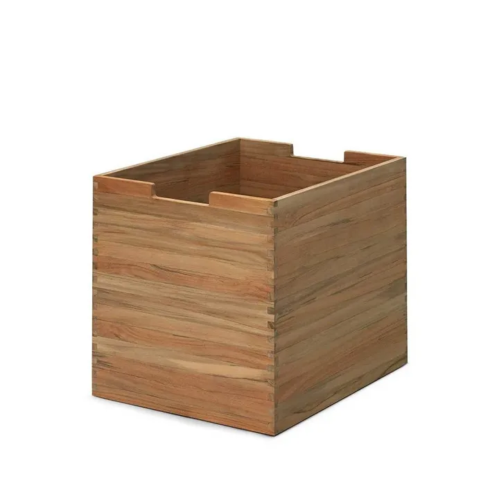 Pojemnik do przechowywania Cutter, duży - Teak - Fritz Hansen