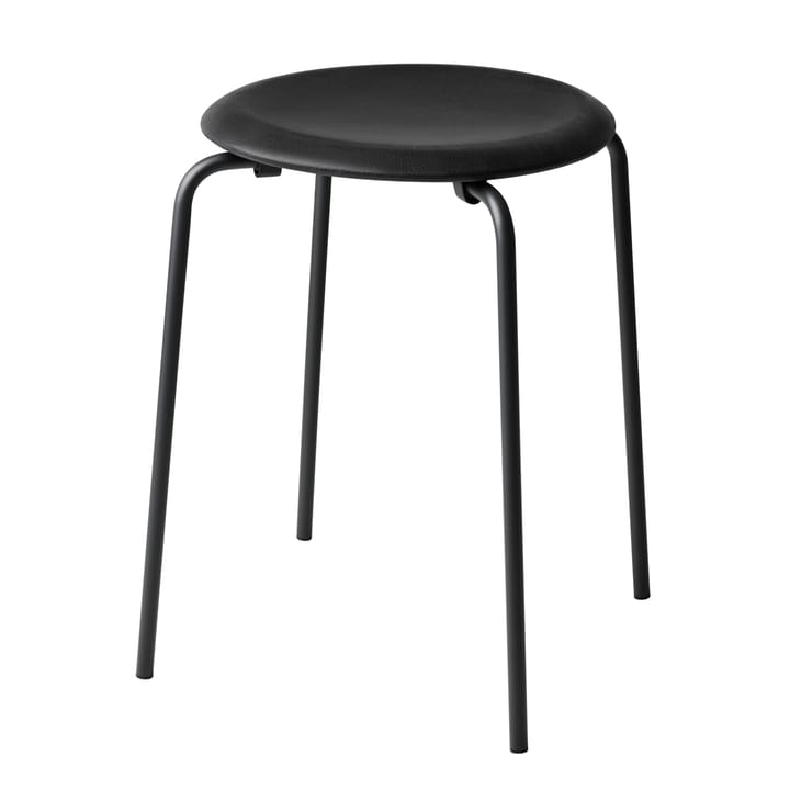 Stołek skórzany Dot , Cowboy black Fritz Hansen