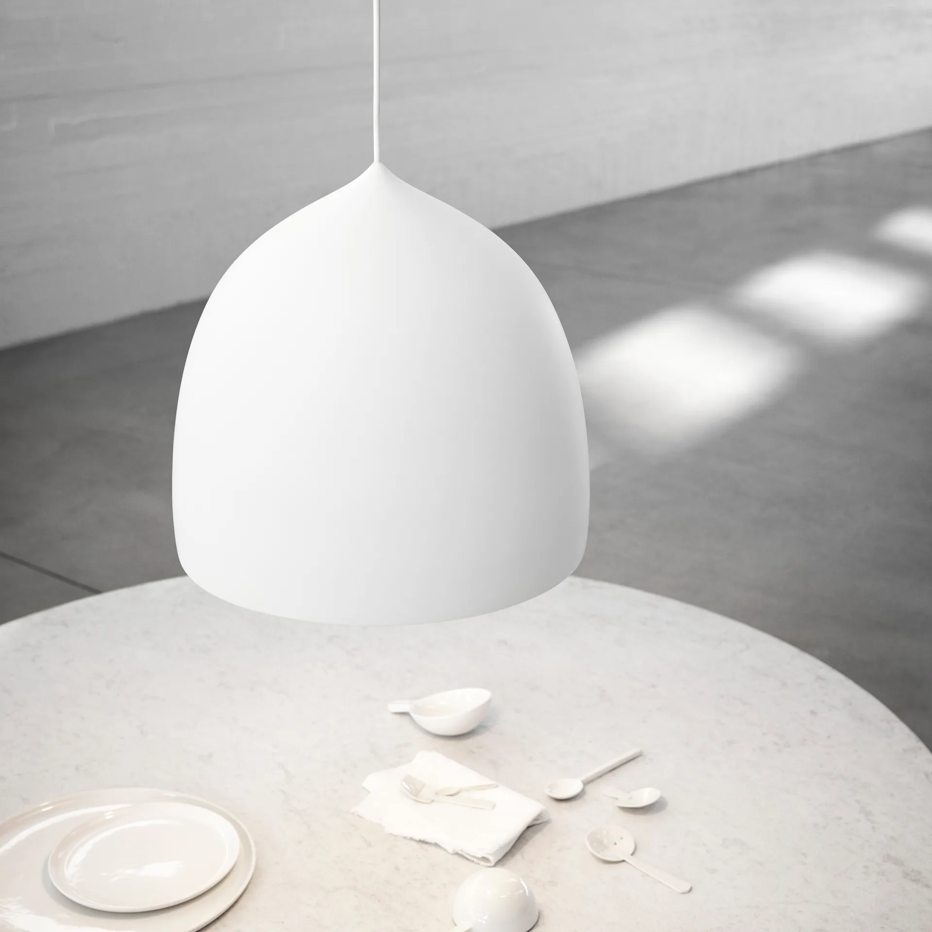 Suspence P1 lampa wisząca, Biały Fritz Hansen