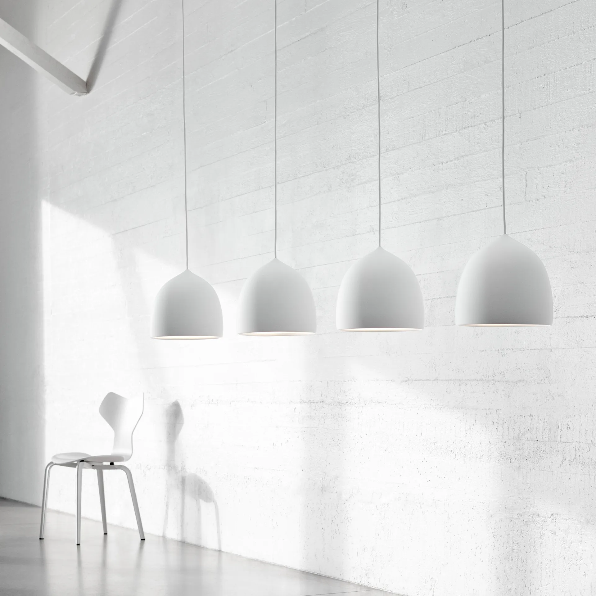 Suspence P2 lampa wisząca, Biały Fritz Hansen