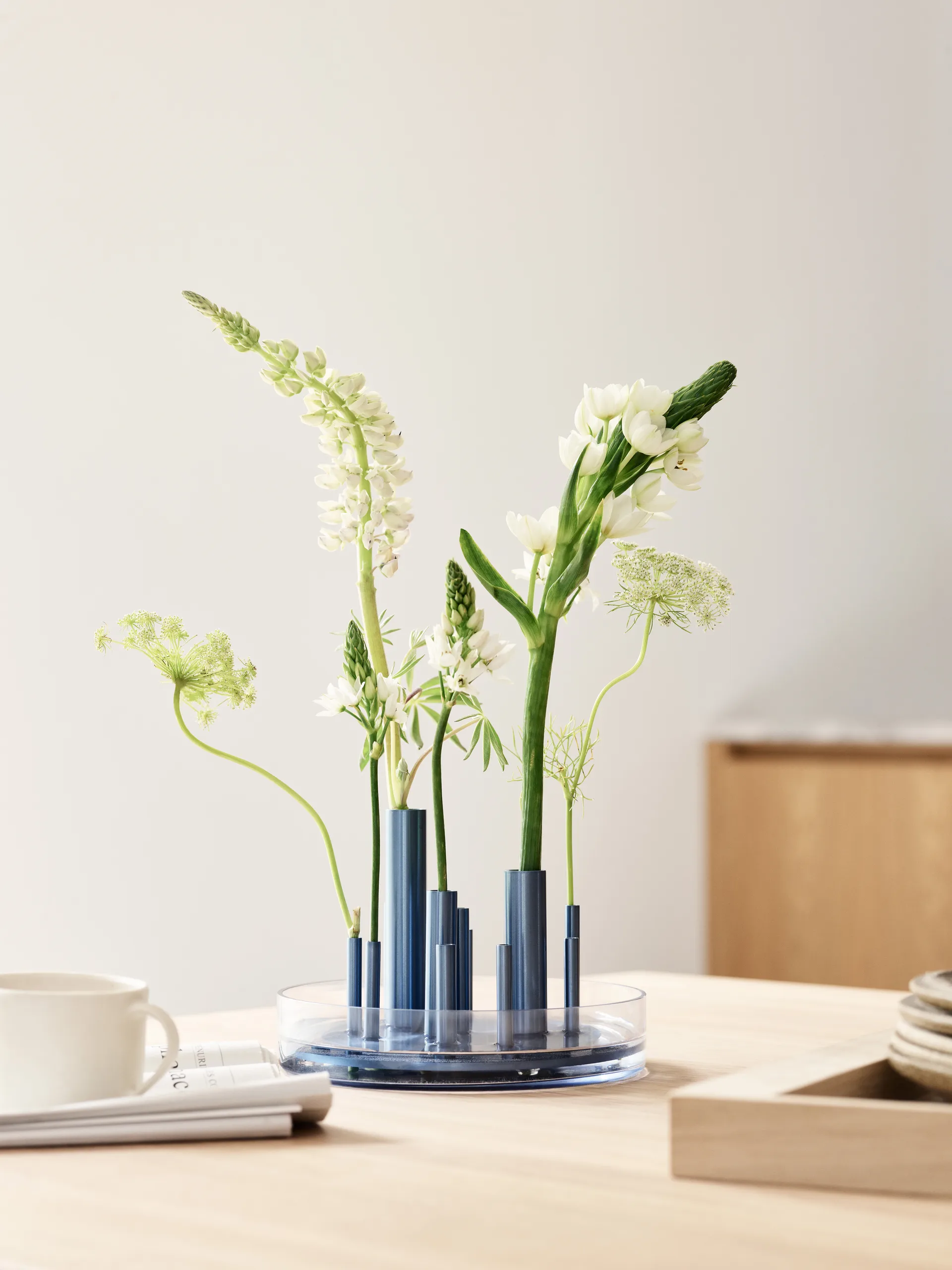 Wazon Ikeru low, Dusk blue Fritz Hansen