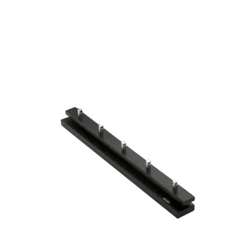 Wieszak Cutter - Dąb bejcowany na czarno, 5 szt. gałek - Fritz Hansen