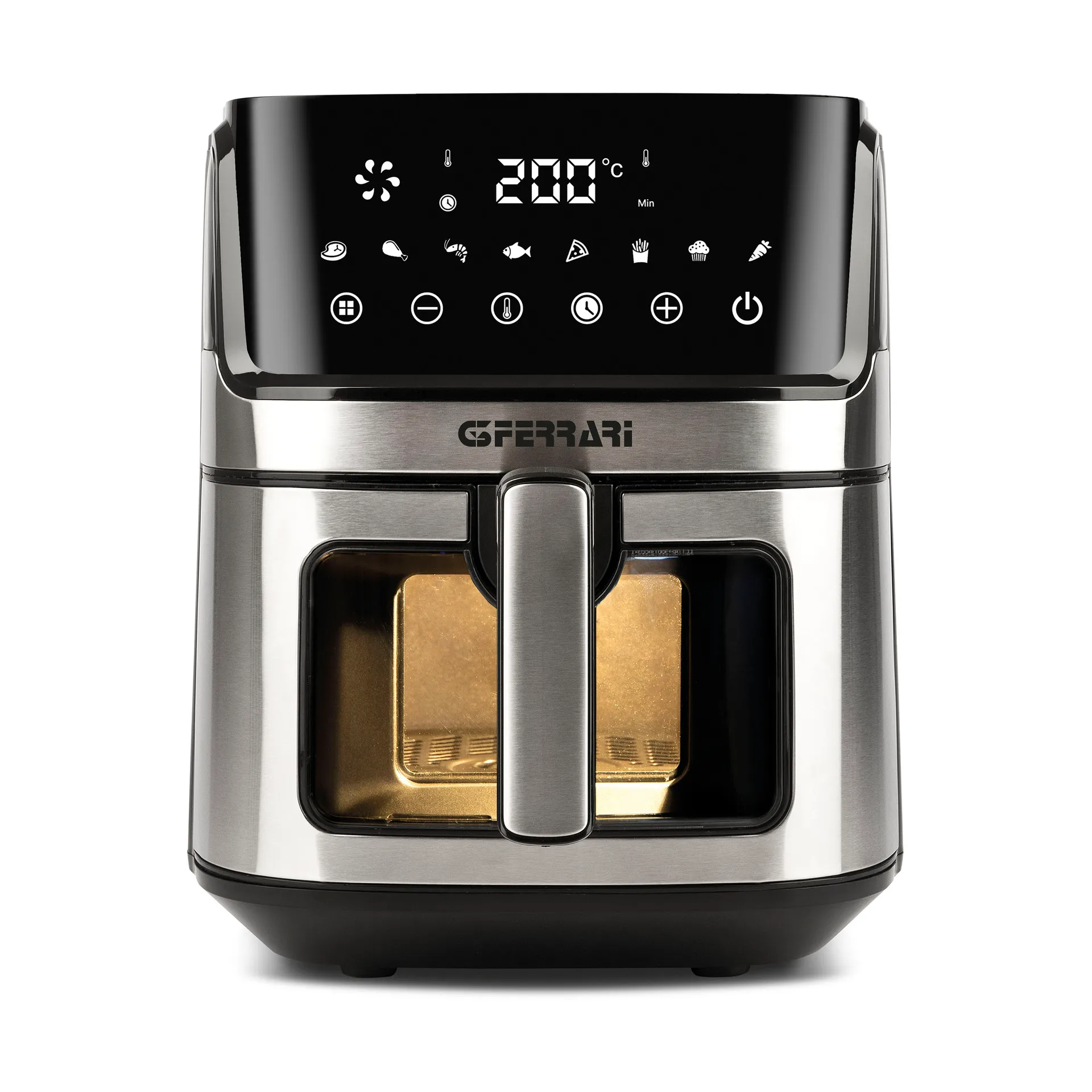 Friggisano Visual Air Fryer 6,5 l, Srebrno-czarny G3 Ferrari