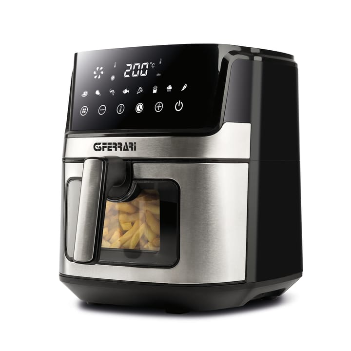 Friggisano Visual Air Fryer 6,5 l, Srebrno-czarny G3 Ferrari