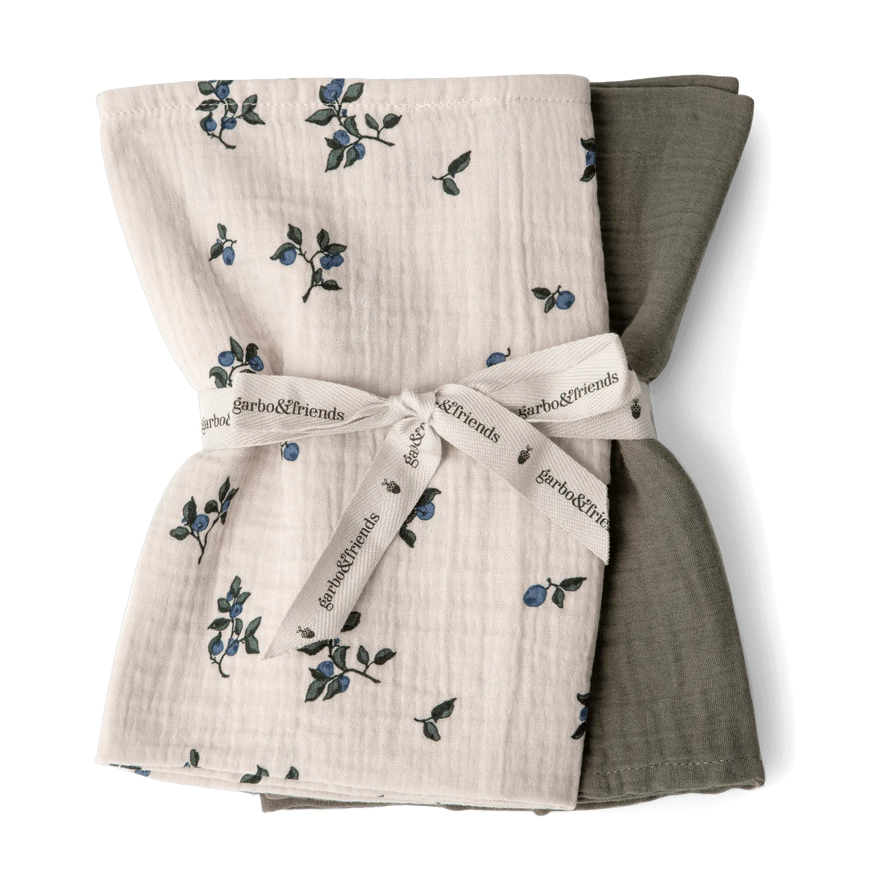 Blueberry Muslin mały koc 2 części, 60x60 cm Garbo&Friends