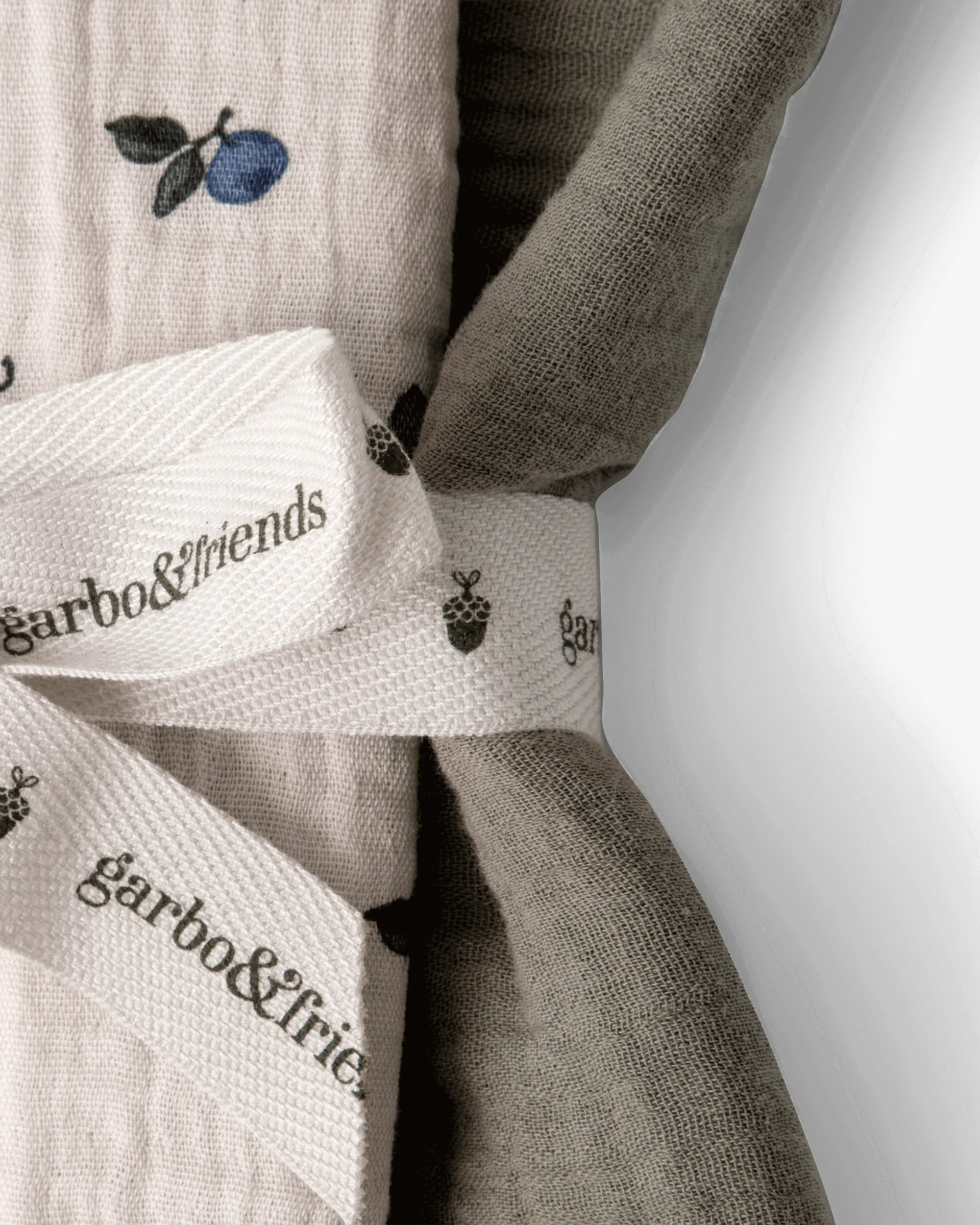 Blueberry Muslin mały koc 2 części, 60x60 cm Garbo&Friends