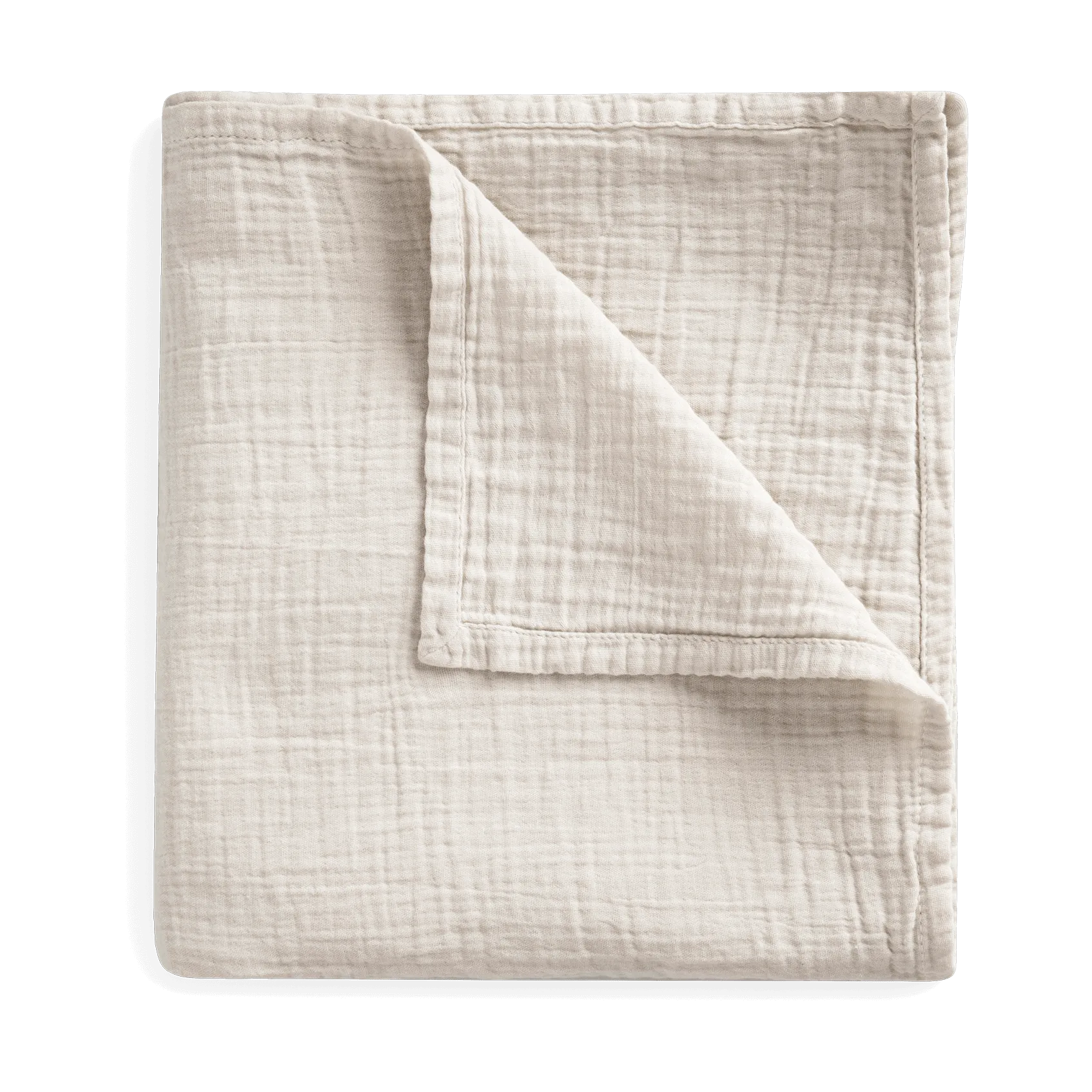 Eggshell Muslin Swaddle koc, 110x110 cm Garbo&Friends