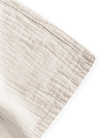 Eggshell Muslin Swaddle koc - 110x110 cm - Garbo&Friends