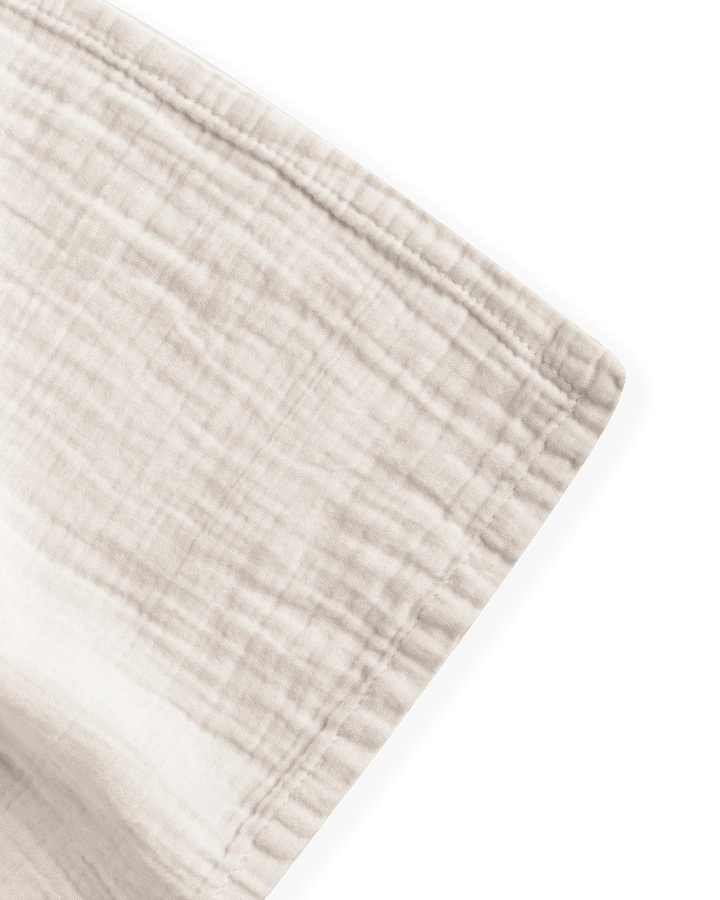 Eggshell Muslin Swaddle koc, 110x110 cm Garbo&Friends