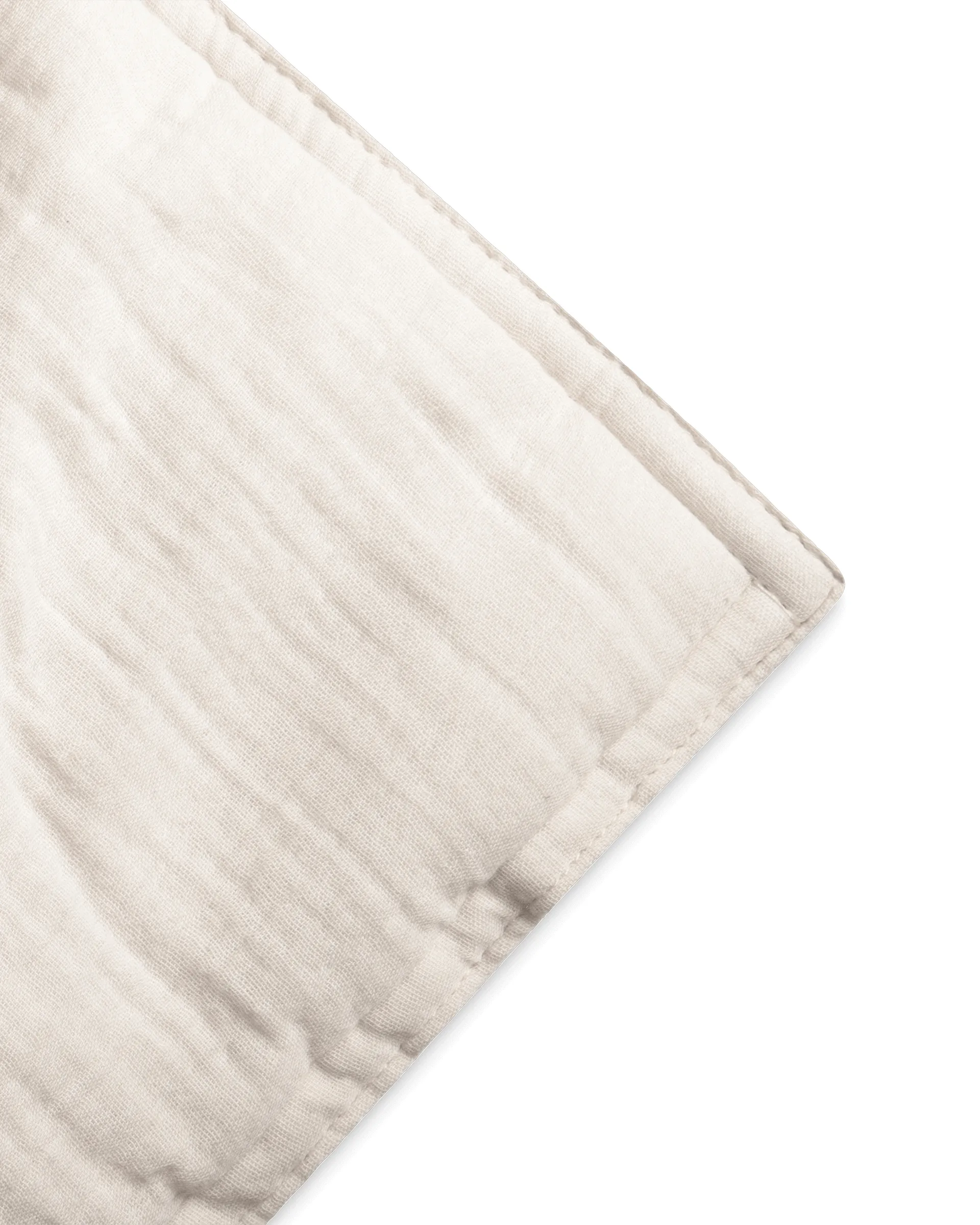 Eggshell Muslin wyściełany koc, 100x140 cm Garbo&Friends