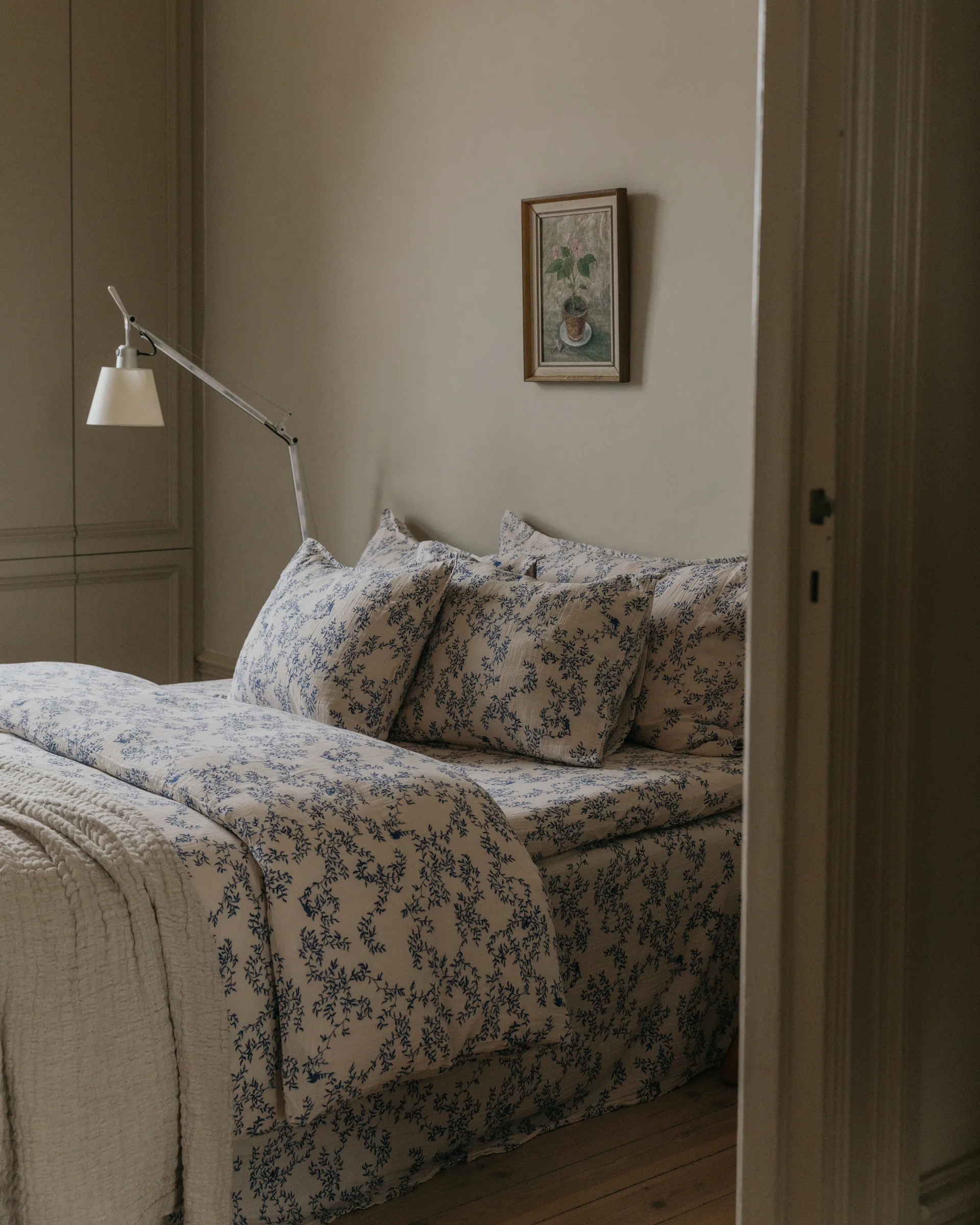 Falbana na łóżko Jardim Muslin, 180x200x53 cm Garbo&Friends