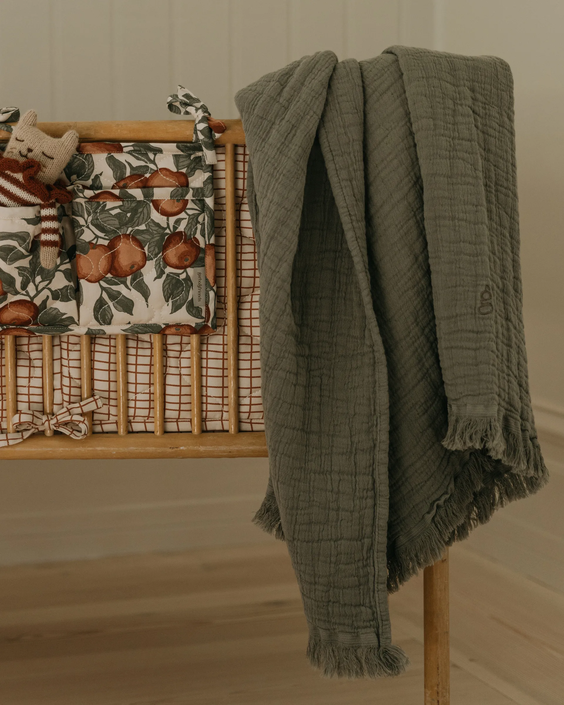 Geranium Cotton Mellow koc, 130x170 cm Garbo&Friends