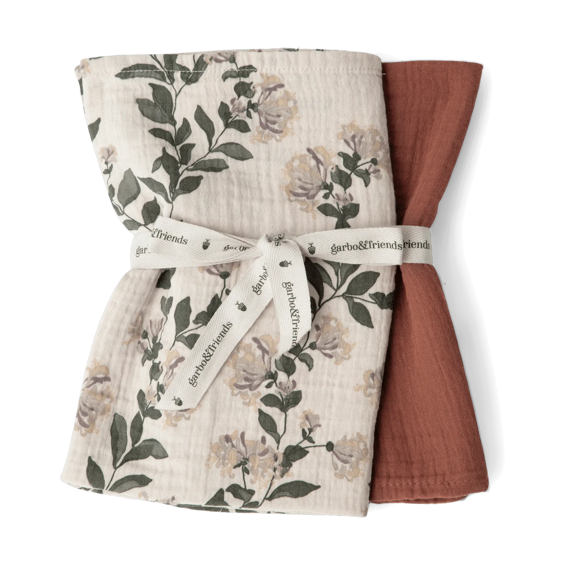 Honeysuckle Muslin mały koc 2 części, 60x60 cm Garbo&Friends