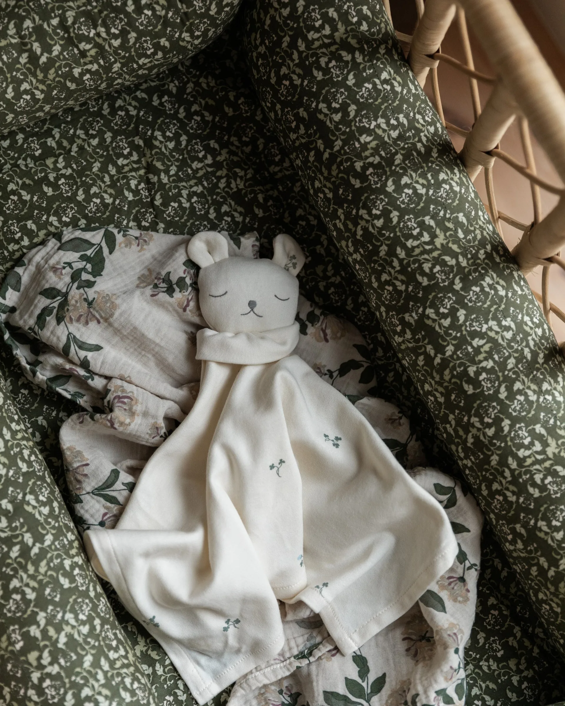 Honeysuckle Muslin mały koc 2 części, 60x60 cm Garbo&Friends