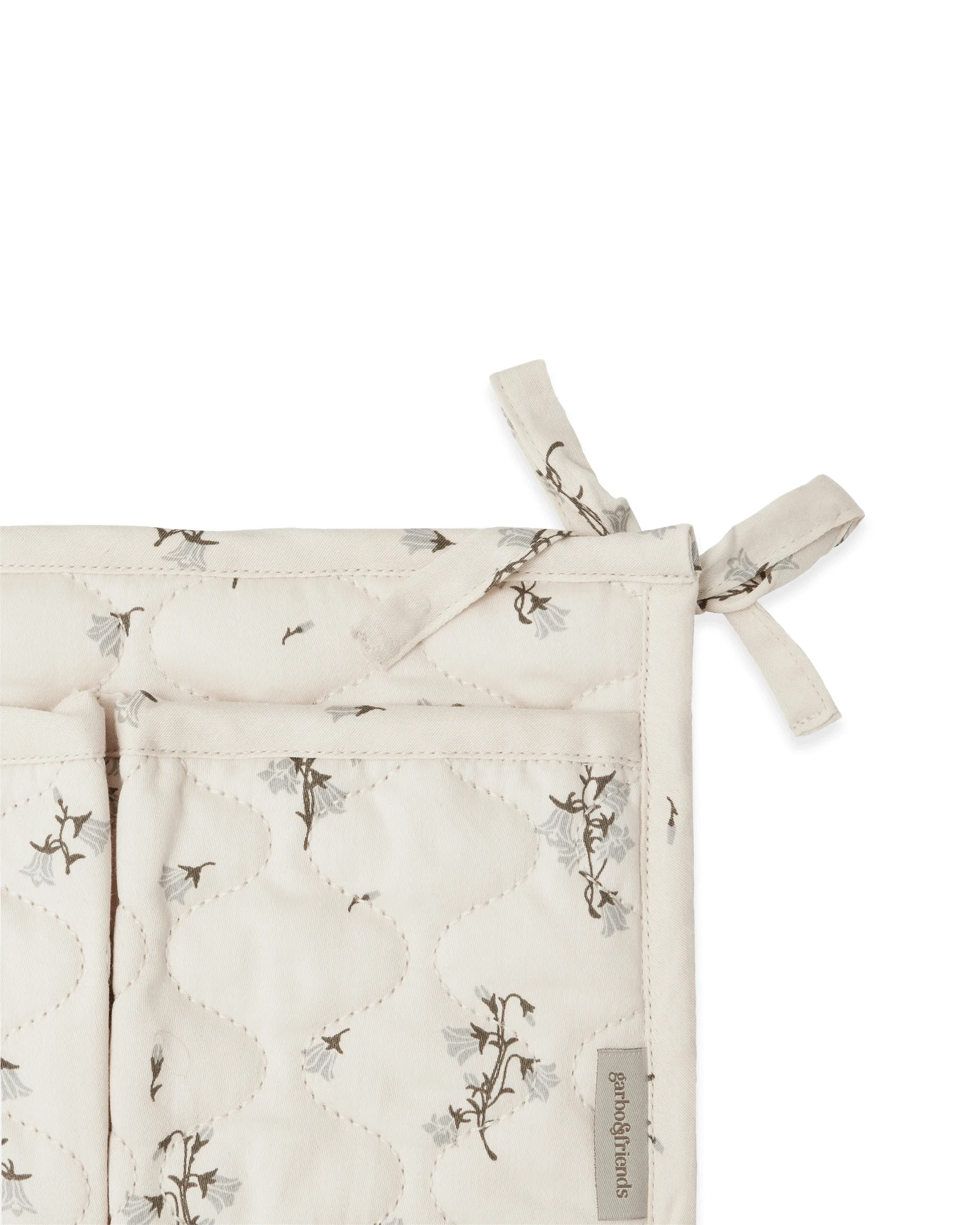 Kieszonka na łóżko Bluebell Satin, pikowana, 18x43 cm Garbo&Friends