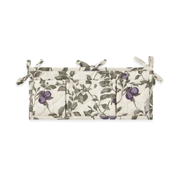 Kieszonka na łóżko Plum Satin, pikowana - 43x18cm - Garbo&Friends