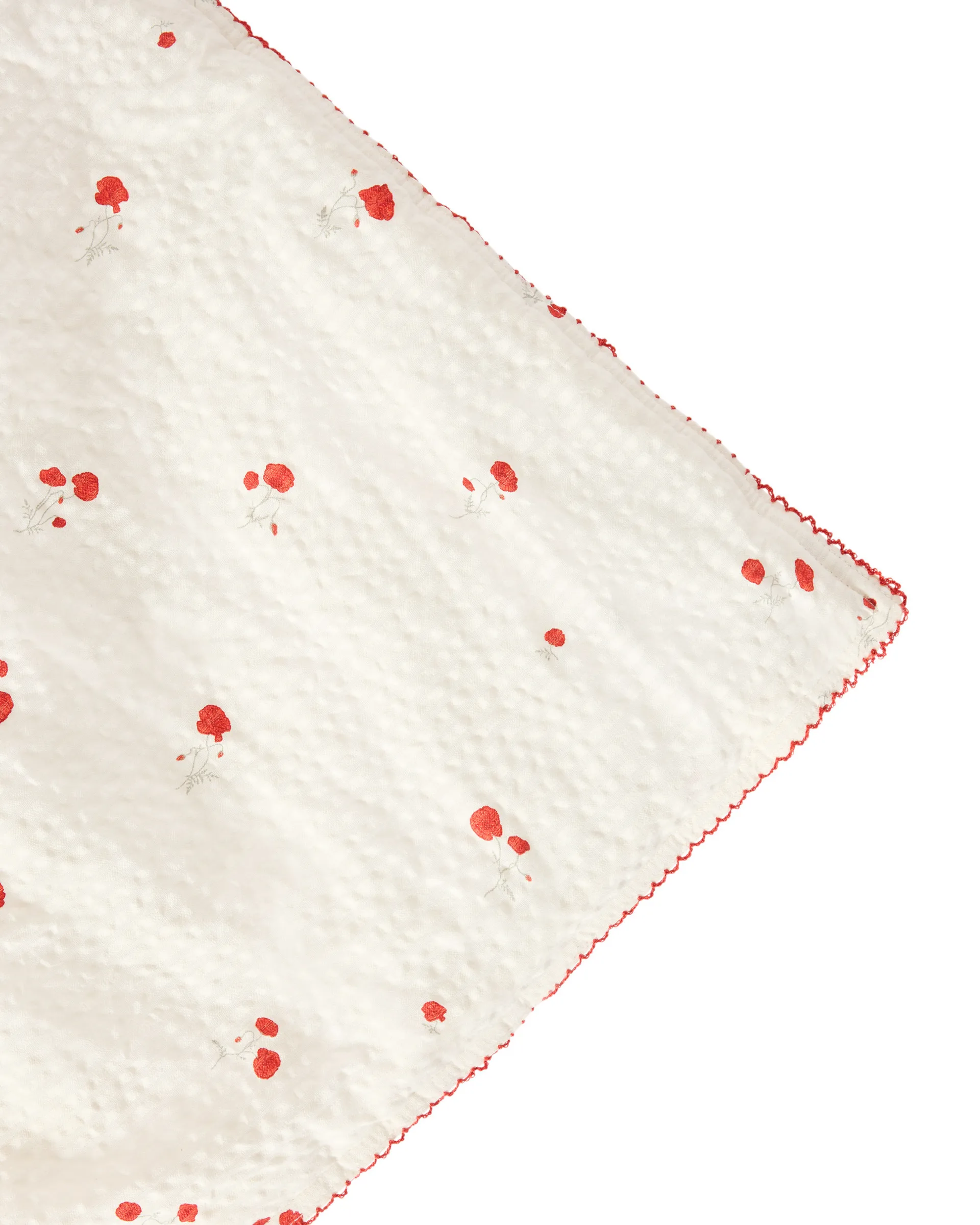 Koc pikowany Poppy Seersucker, 100x140 cm Garbo&Friends