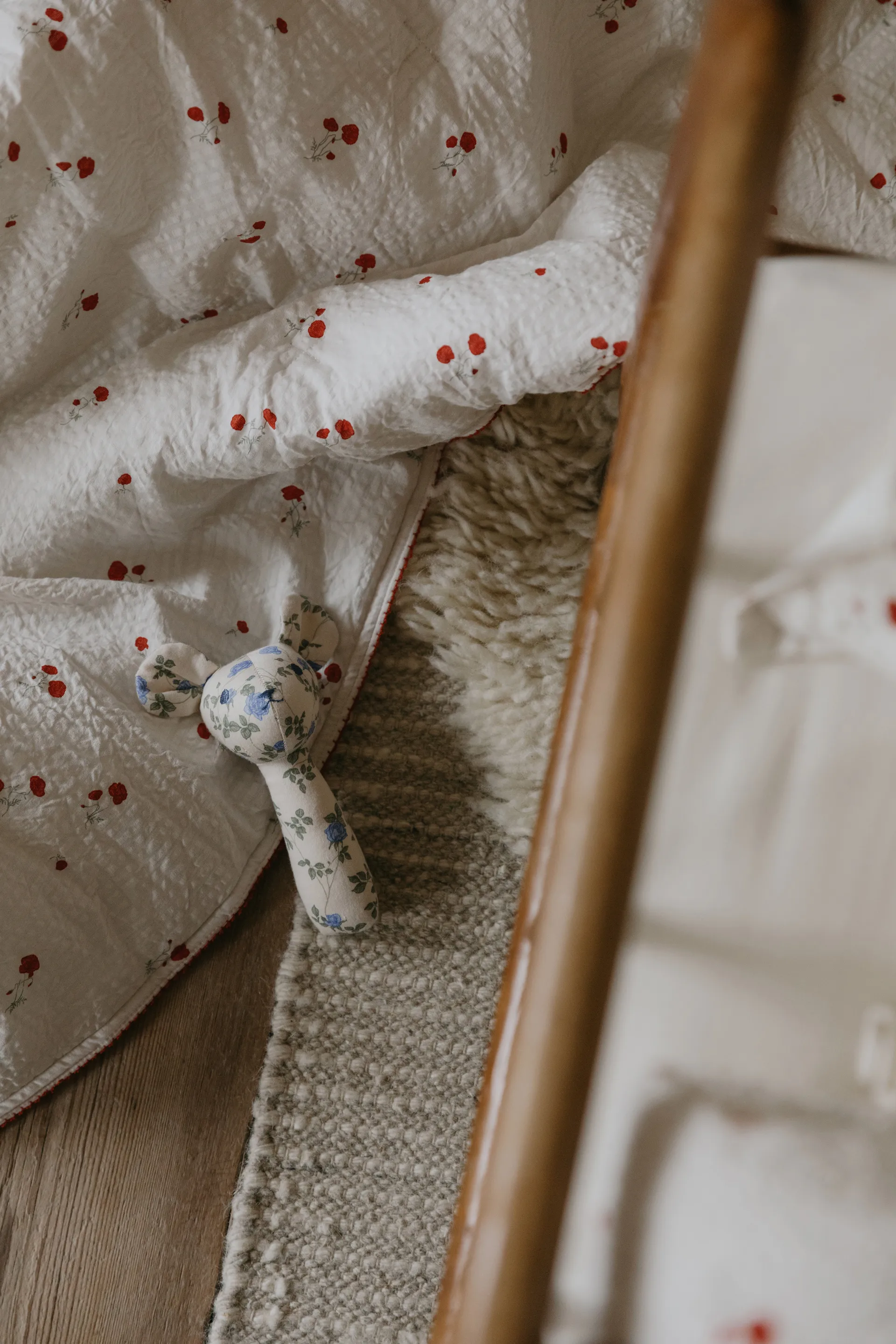 Koc pikowany Poppy Seersucker, 100x140 cm Garbo&Friends