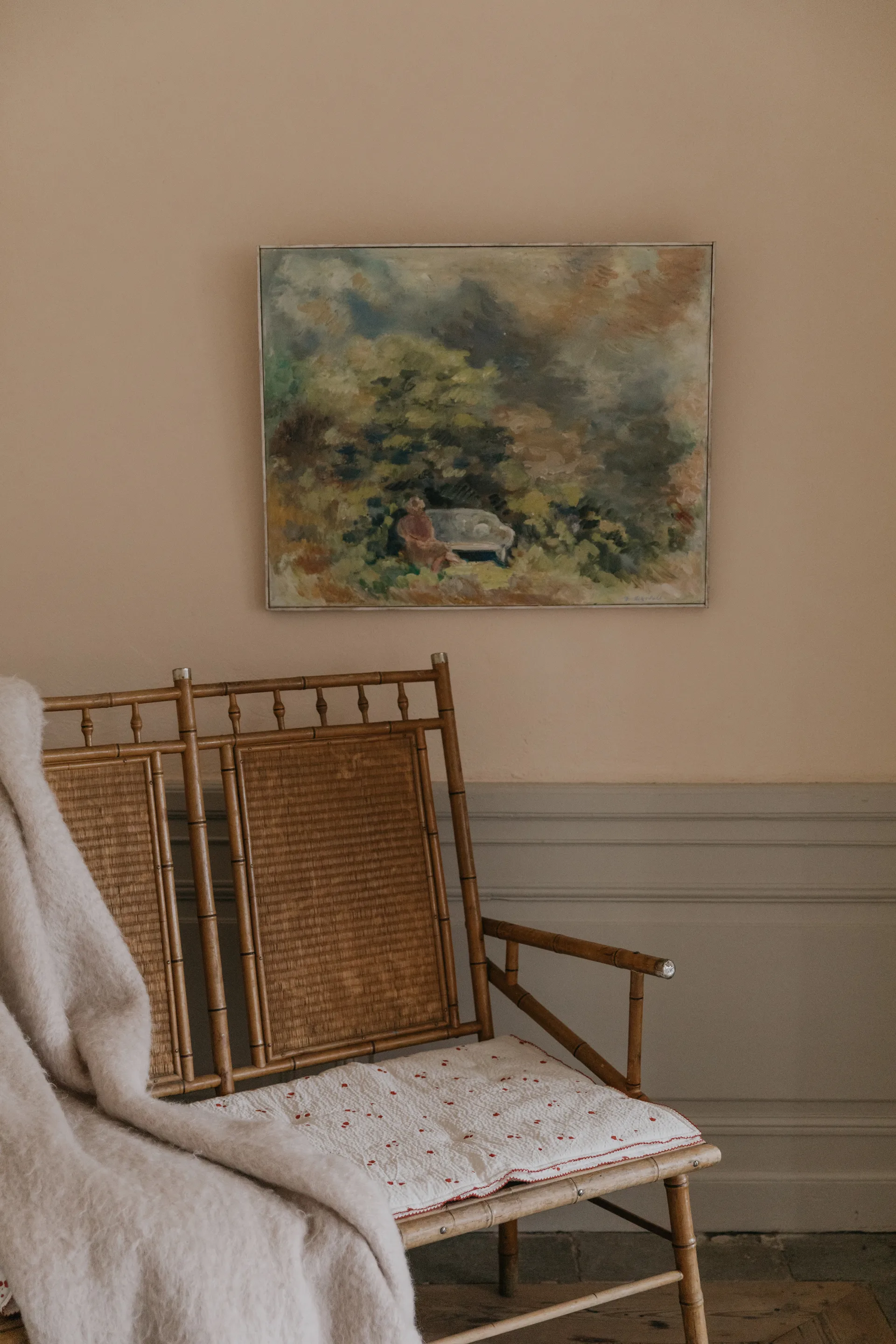 Koc pikowany Poppy Seersucker, 100x140 cm Garbo&Friends