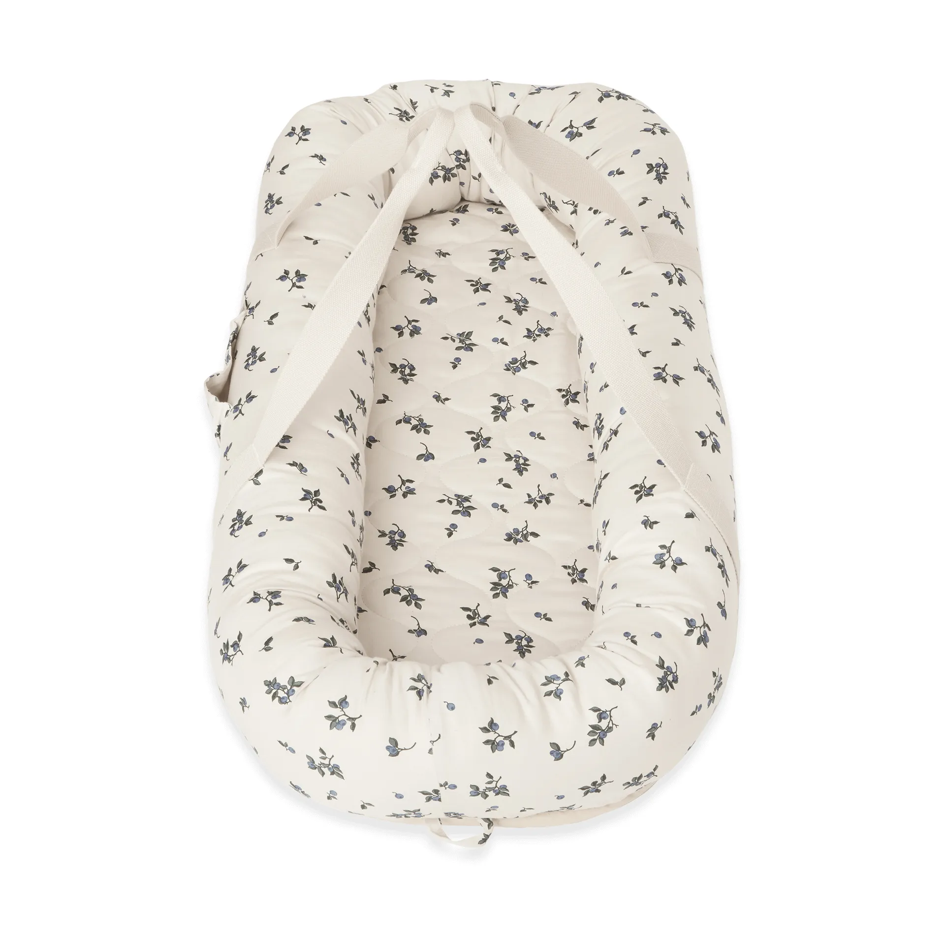Kokon niemowlęcy Blueberry Satin, pikowany, 43x87x16 cm Garbo&Friends