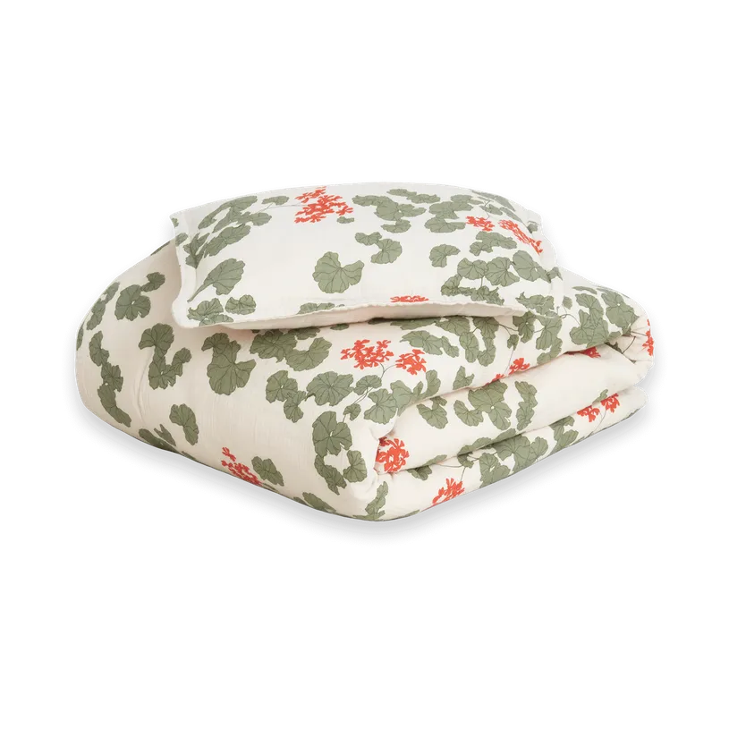 Komplet pościeli Pelargonium Muslin Baby, 70x80 cm/28x35 cm Garbo&Friends