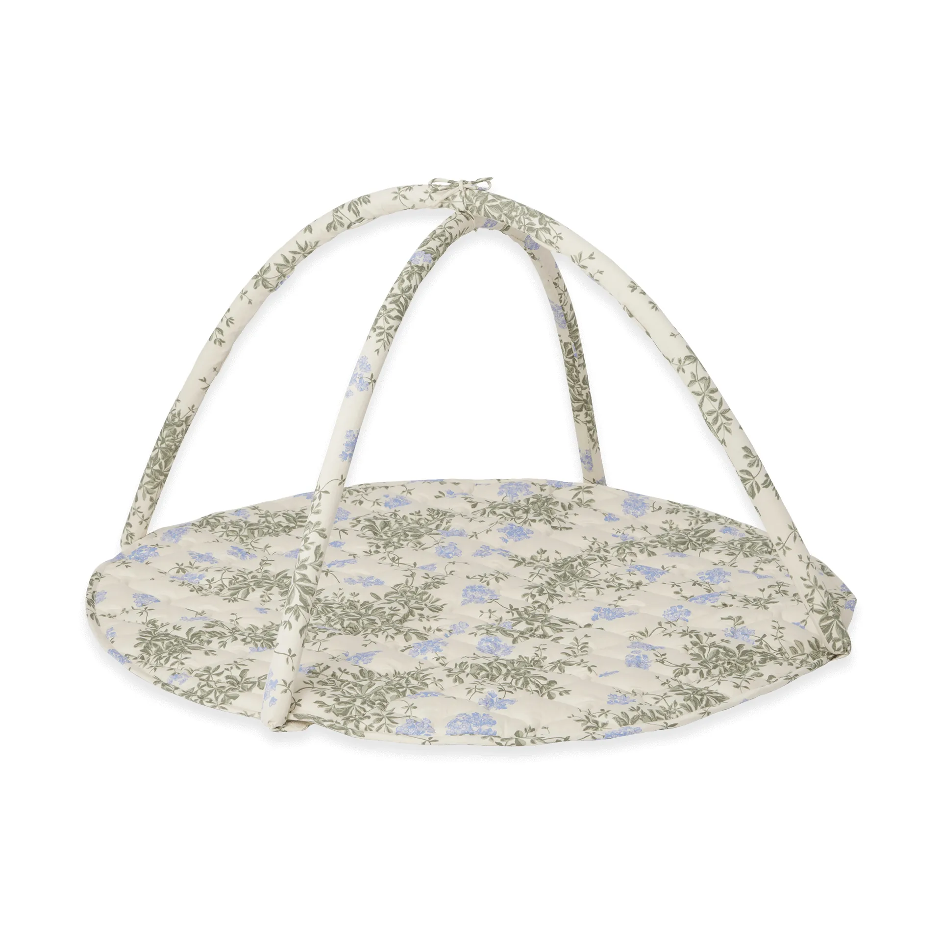 Mata edukacyjna dla niemowląt Plumbago Satin, pikowana, Ø90 cm Garbo&Friends