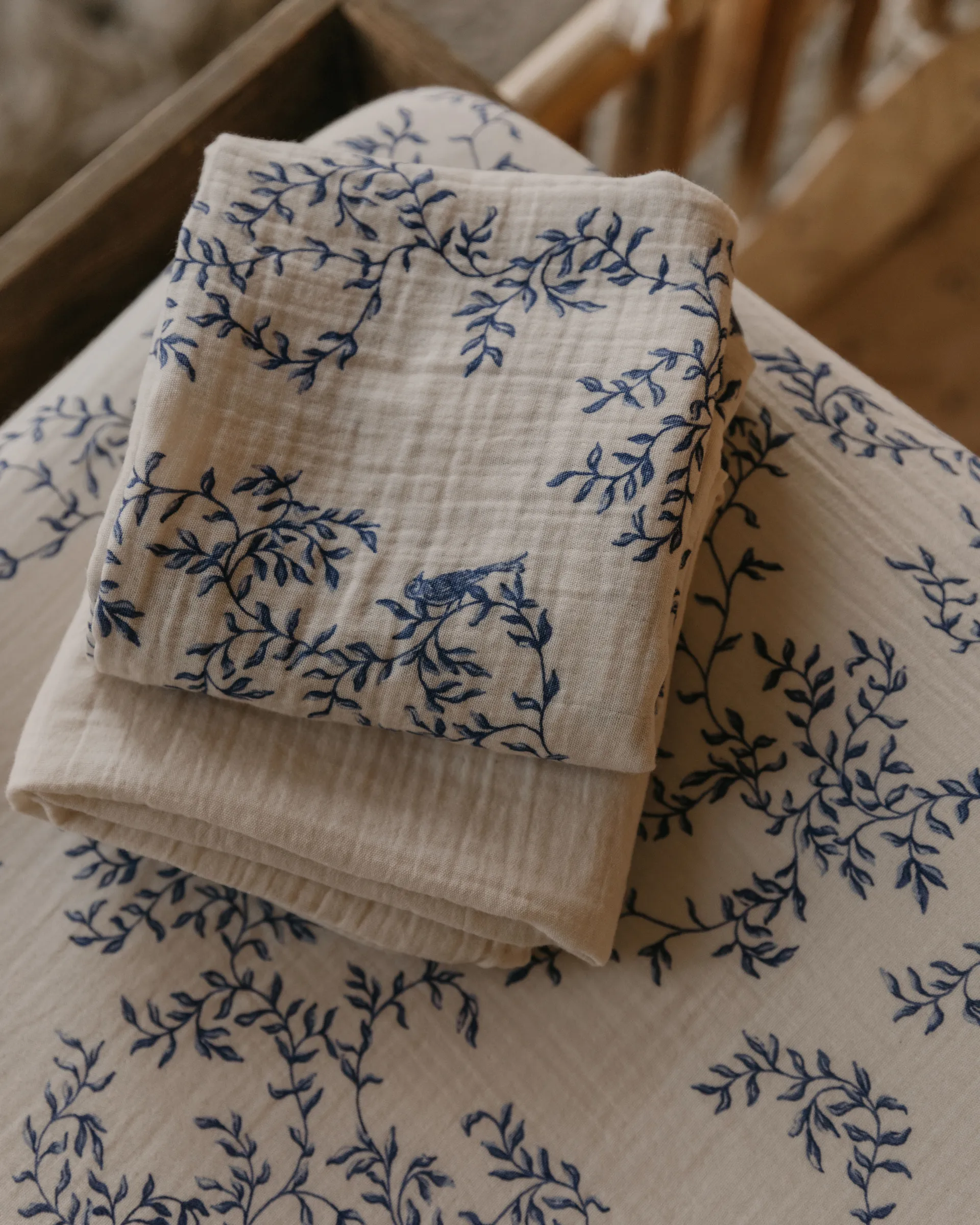 Mały koc Jardim Muslin 2-szt., 60x60 cm Garbo&Friends