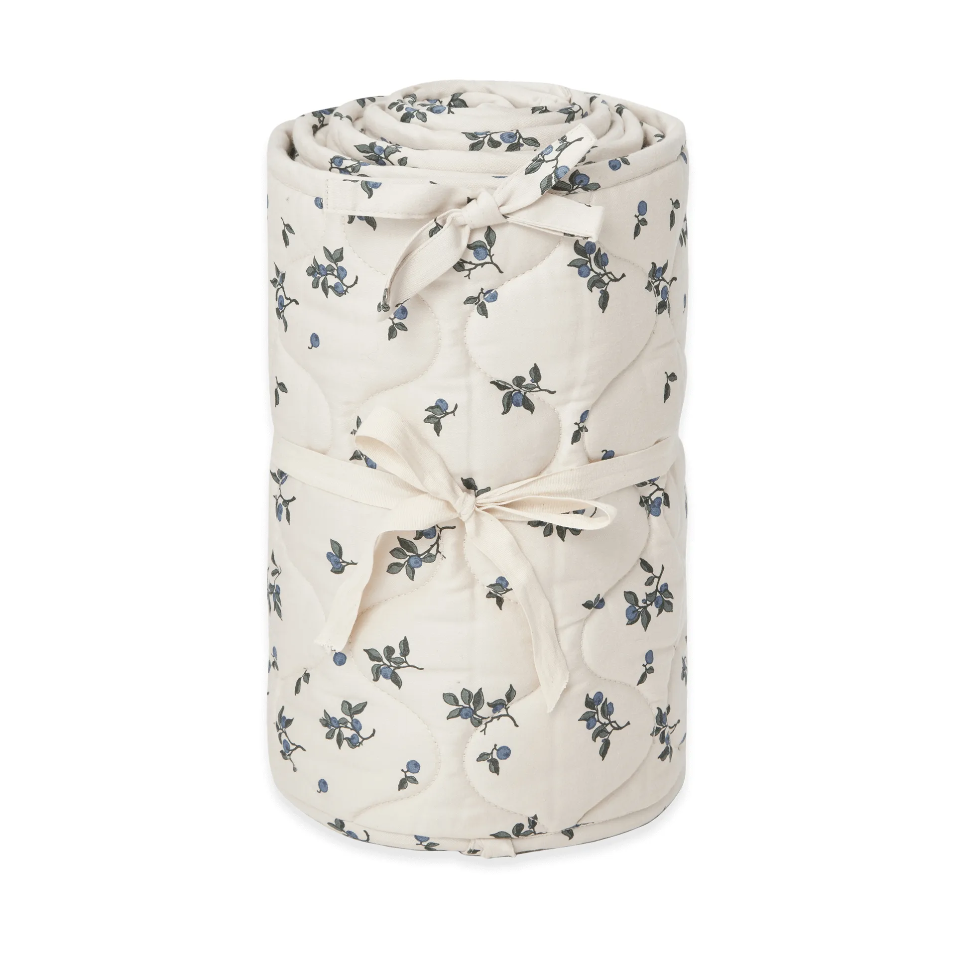 Ochraniacz do łóżeczka Blueberry Satin, pikowany, 30x360 cm Garbo&Friends